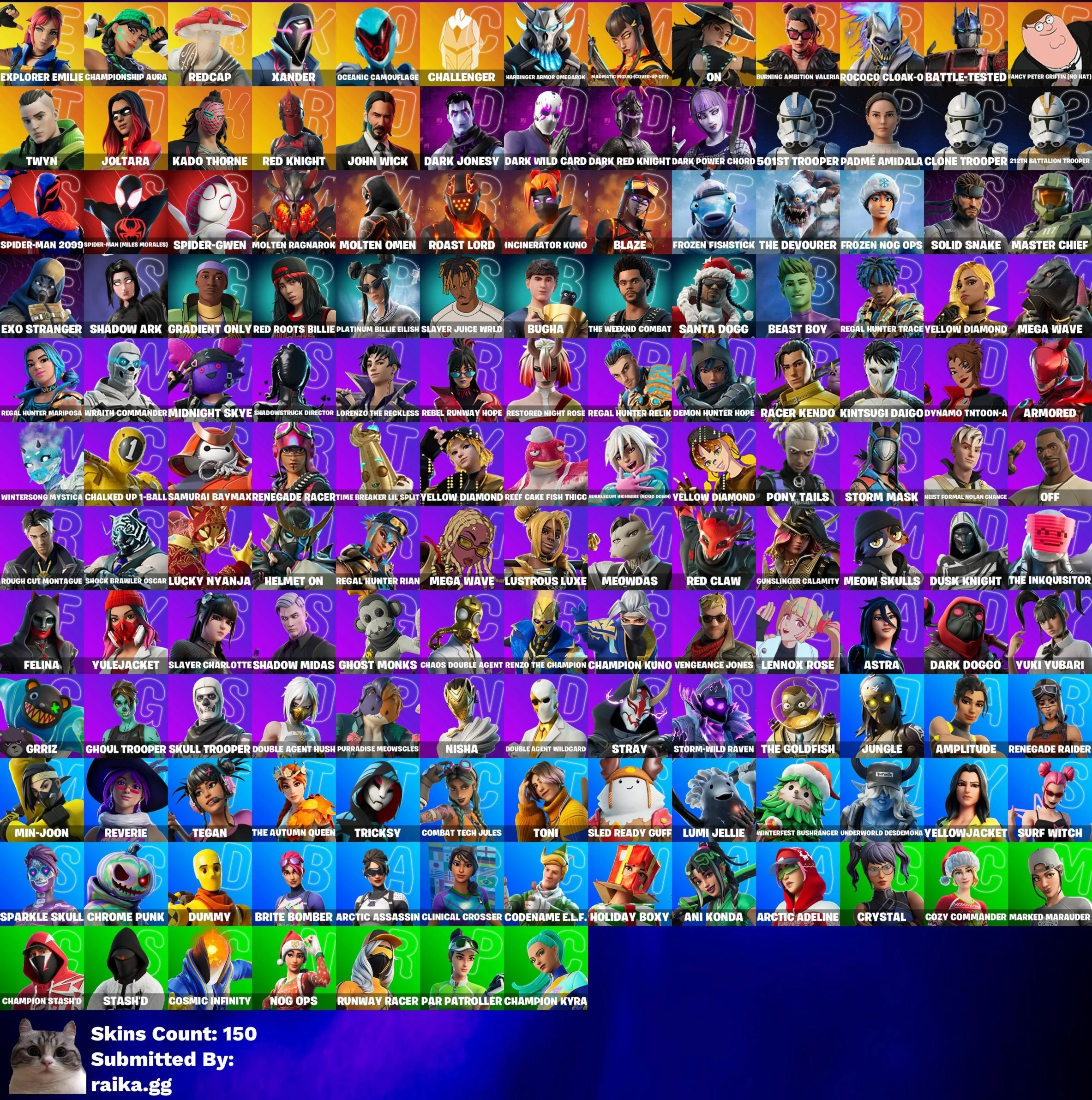 Instant • FN • 150 skins • Full Access