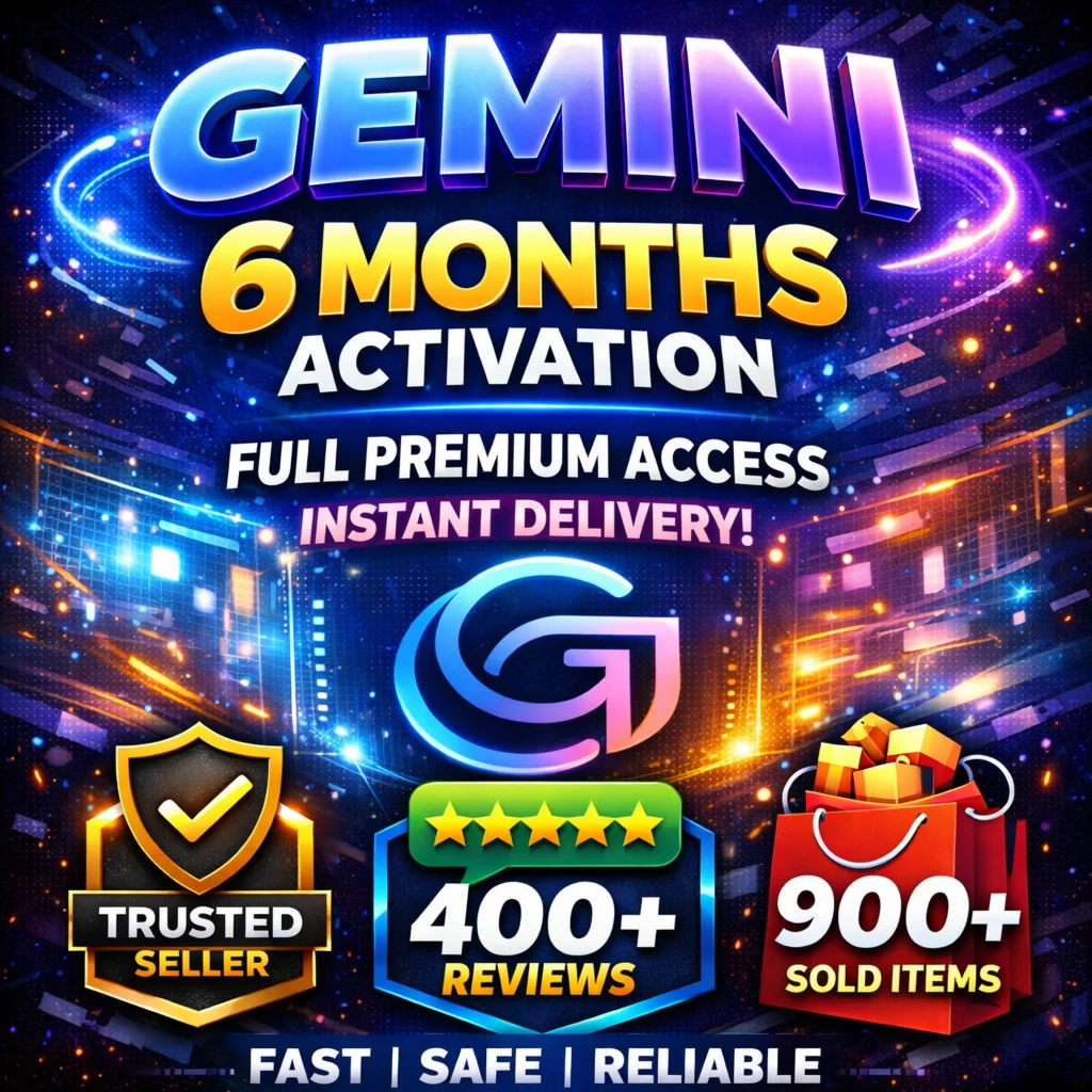 Gemini Pro 6 Months |Veo 3|Nano Banana Pro Ai