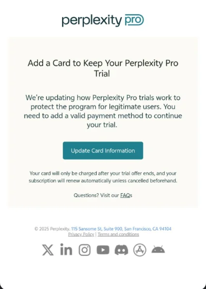 Привязка карты Perplexity PRO 🚀 Быстро