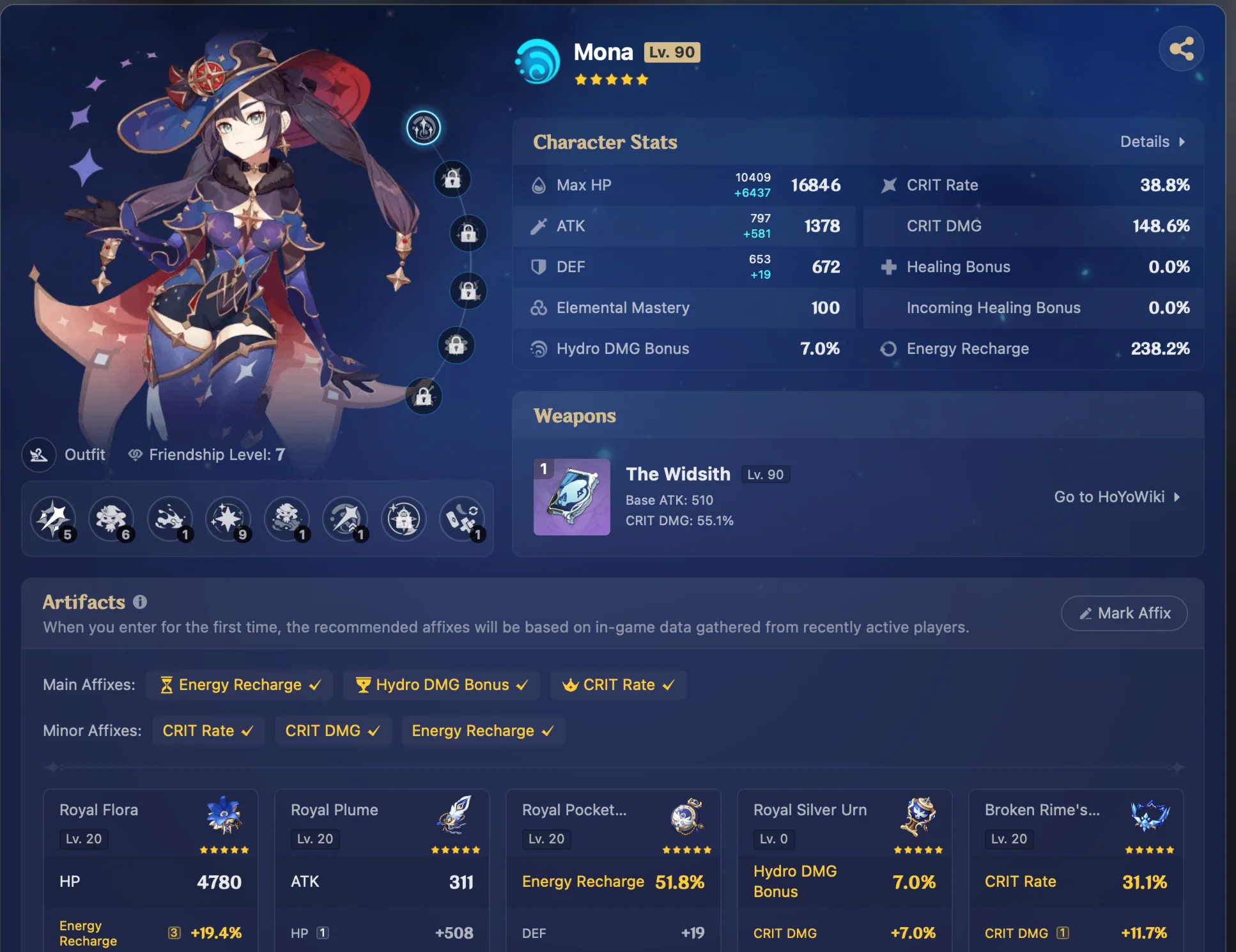 GENSHIN IMPACT | 57 AR | 40 CHARACTERS | 10 LEGENDARY