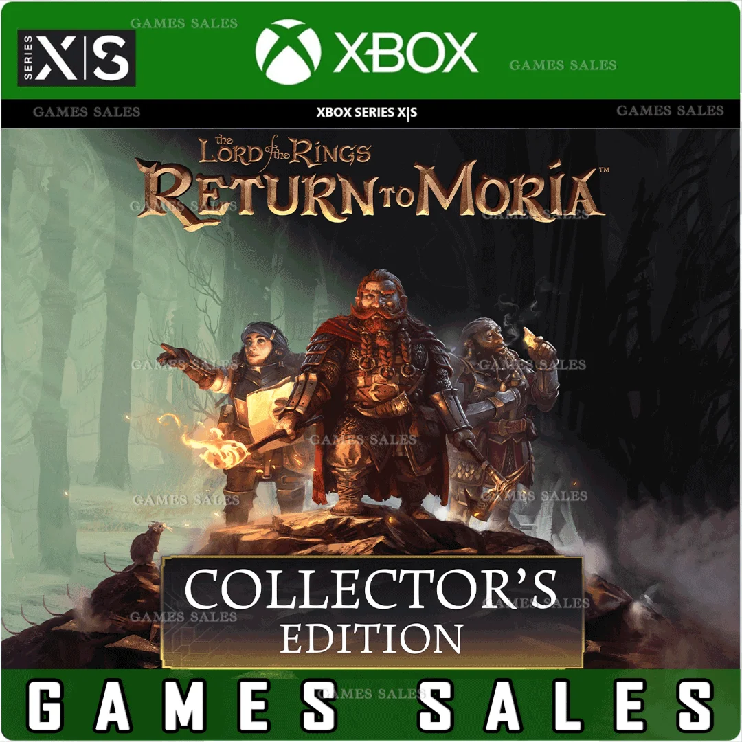 THE LORD OF THE RINGS RETURN TO MORIA COLLECTOR'SXBOX