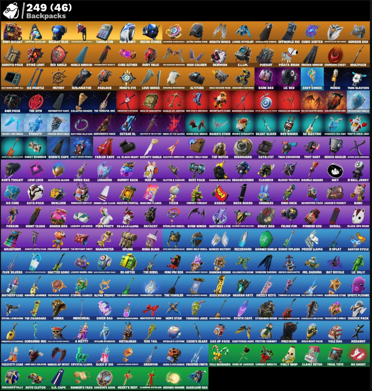 FN  | 189 skins (30 paid)