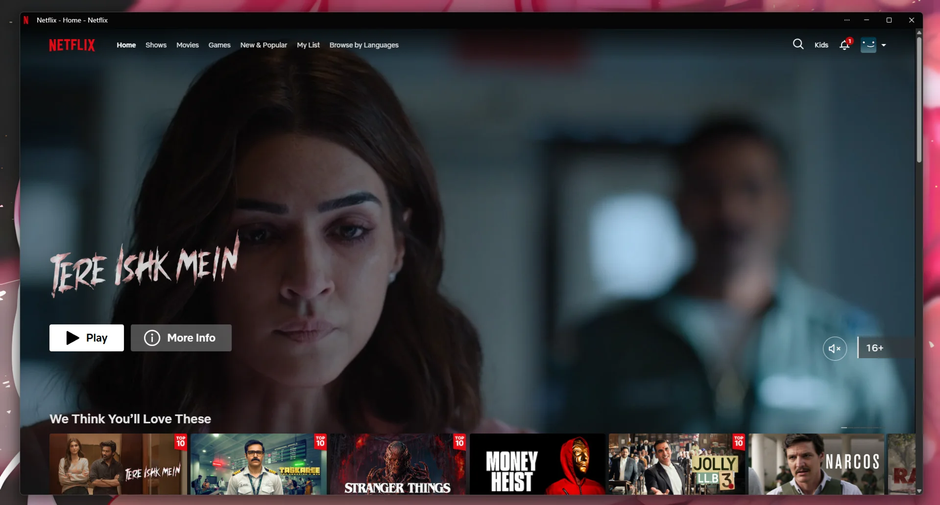 Netflix Premium 4K – 1 Month Personal Profile