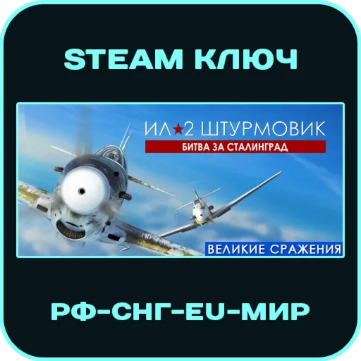 Ил-2 Штурмовик Битва за Сталинград РФ-СНГ-МИР Steam Key