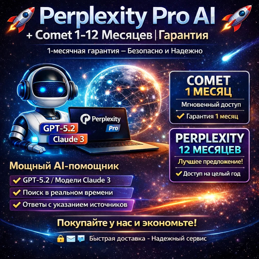 🚀Perplexity Pro AI  + Comet 1-12Month| Guaranteed🚀