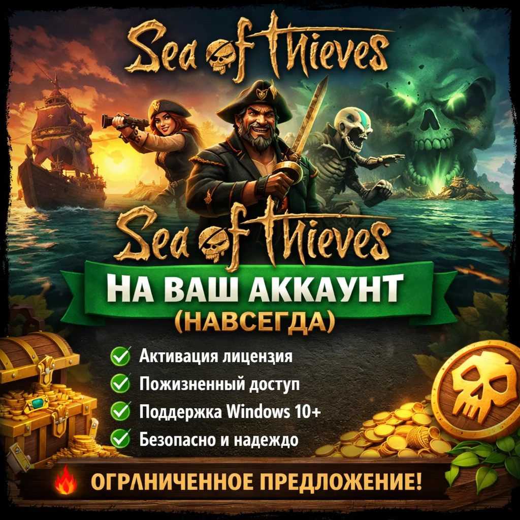 Sea of Thieves на ваш Аккаунт (Навсегда) l Не подписка