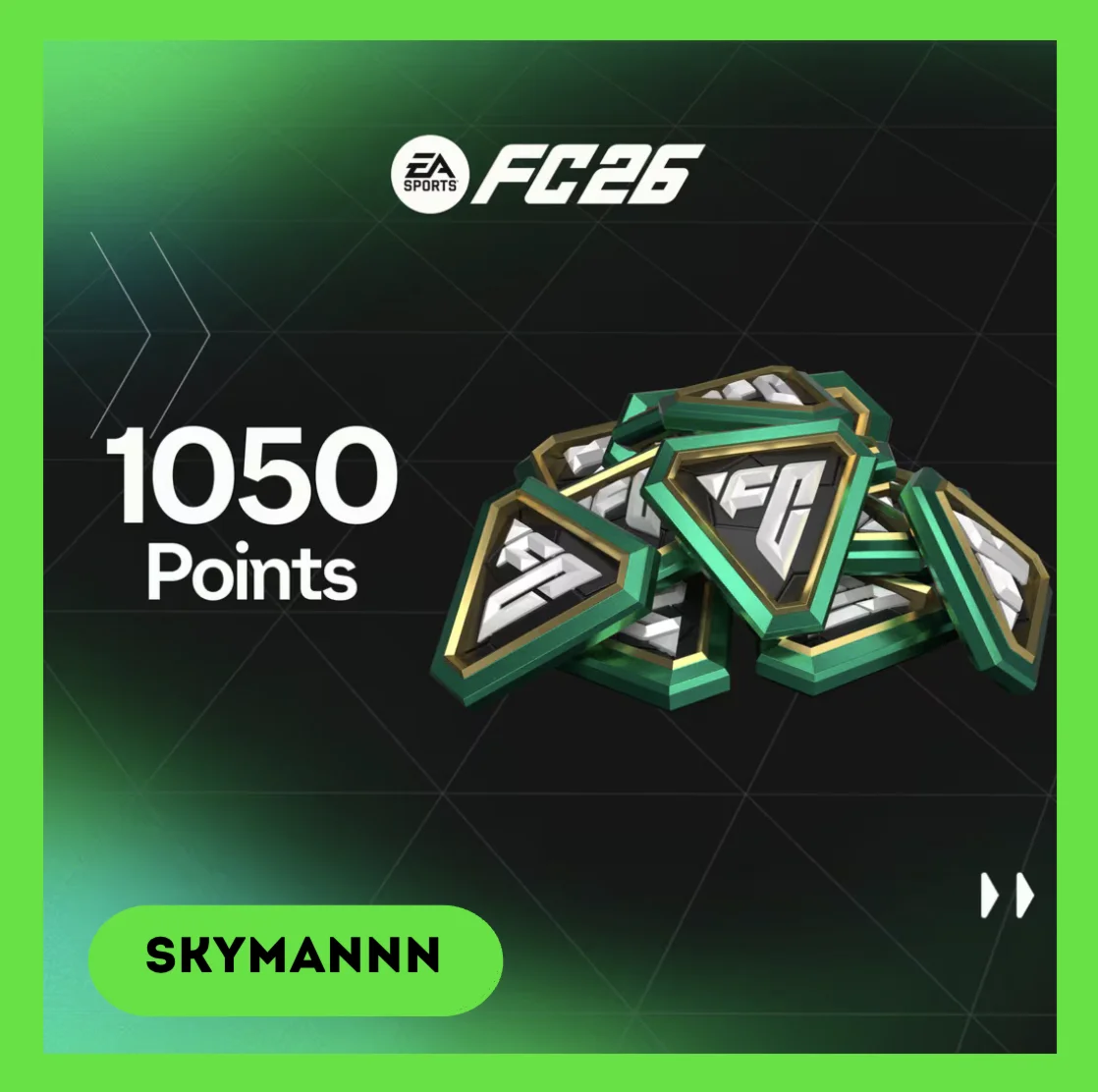1050 FC Points EA Sports FC 26 EA App PC Ключ Global
