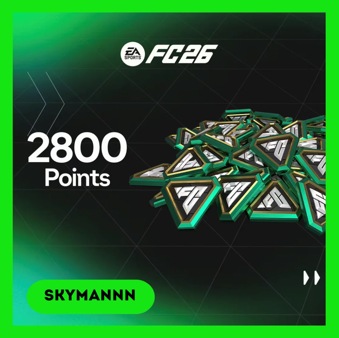 2800 FC Points EA Sports FC 26 EA App PC Ключ Global