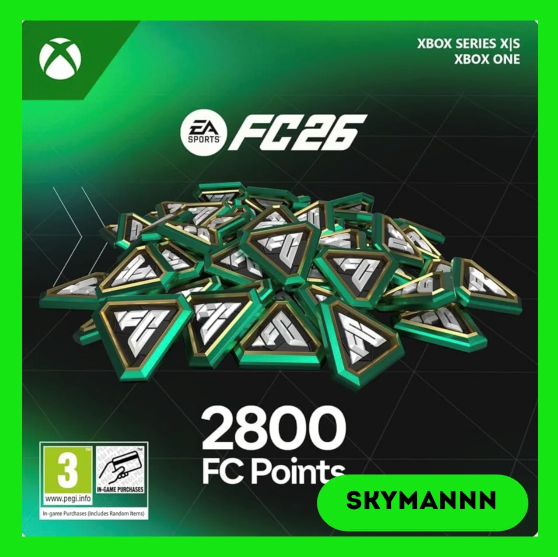 2800 FC Points EA Sports FC 26 Xbox Ключ Global + RU