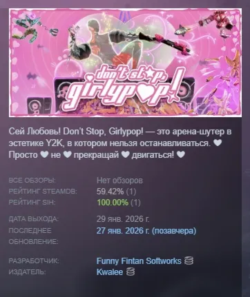 Don't Stop, Girlypop! АВТОДОСТАВКА STEAM РОССИЯ