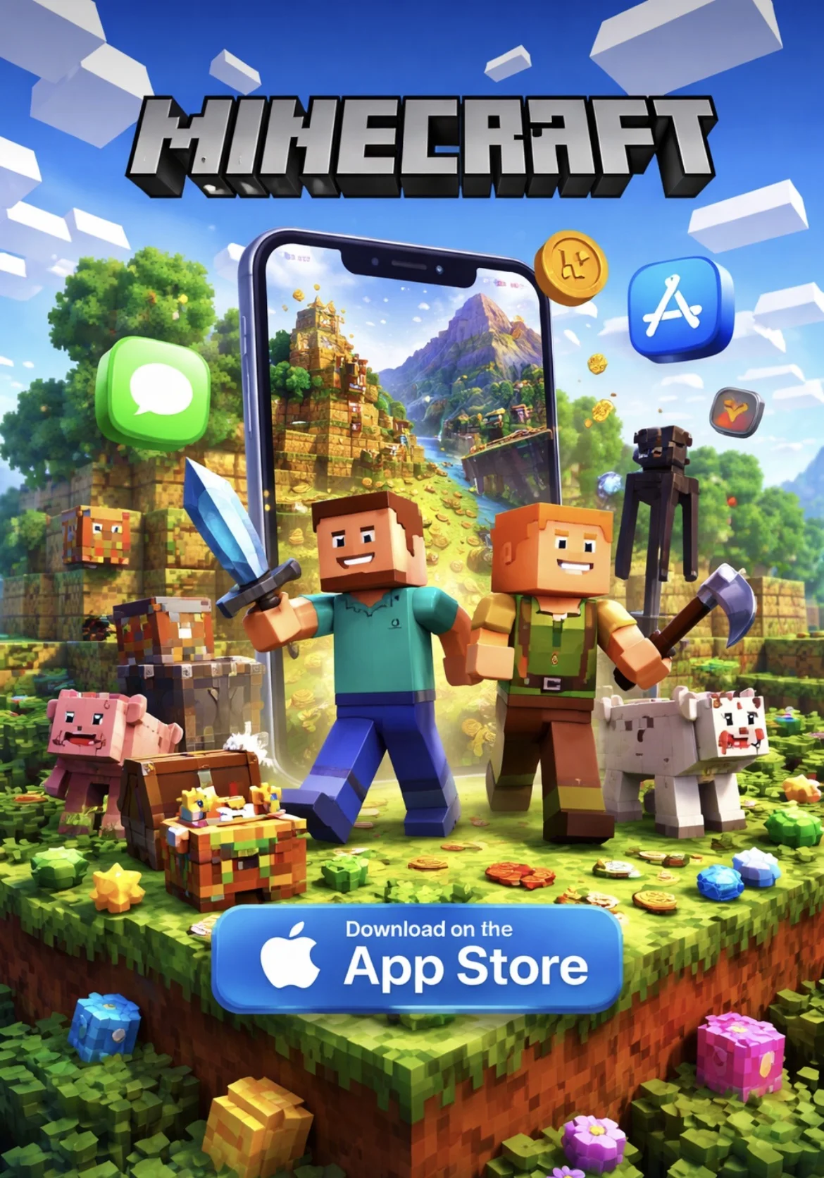 Minecraft IOS FOREVER,LICENSE