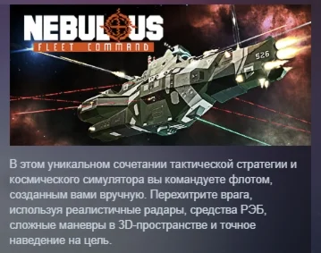 NEBULOUS: Fleet Command АВТОДОСТАВКА STEAM РОССИЯ