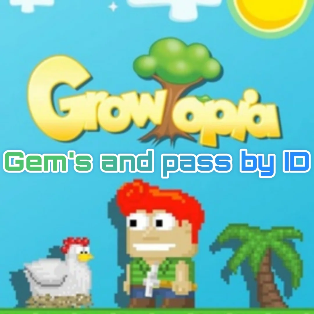 Гемы | Growtopia | 24/7 | ПО ID + Пропуски | АВТО