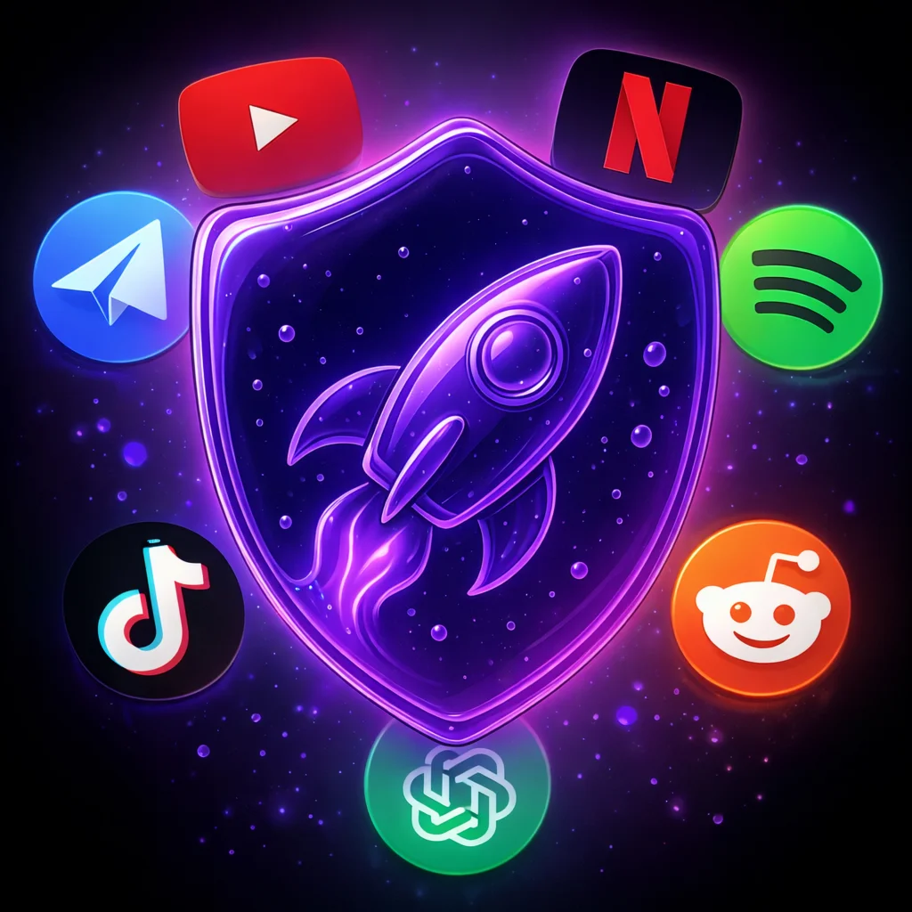 VLESS VPN Unlimited Speed | No Blocks | Works Worldwide