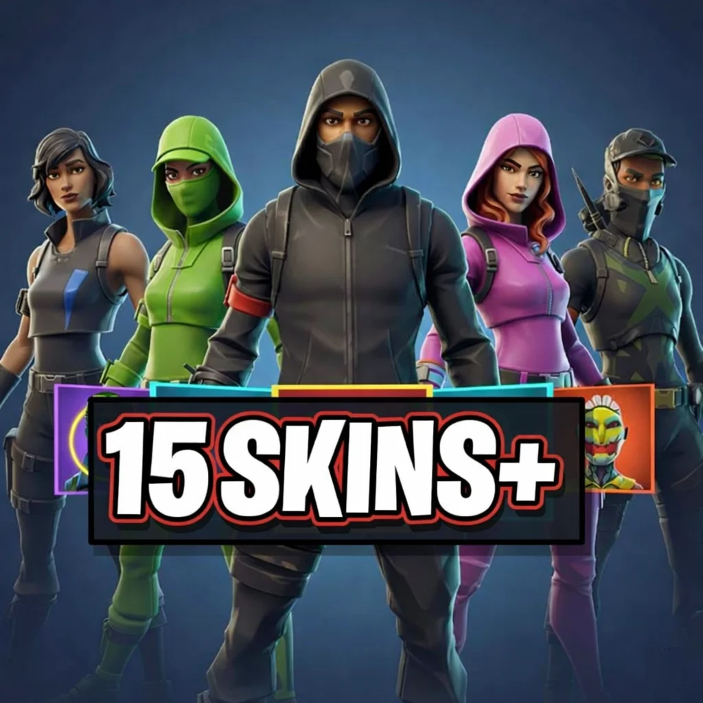 Fortnite 15-25 Skins Account - PC PS4 XBOX SWITCH