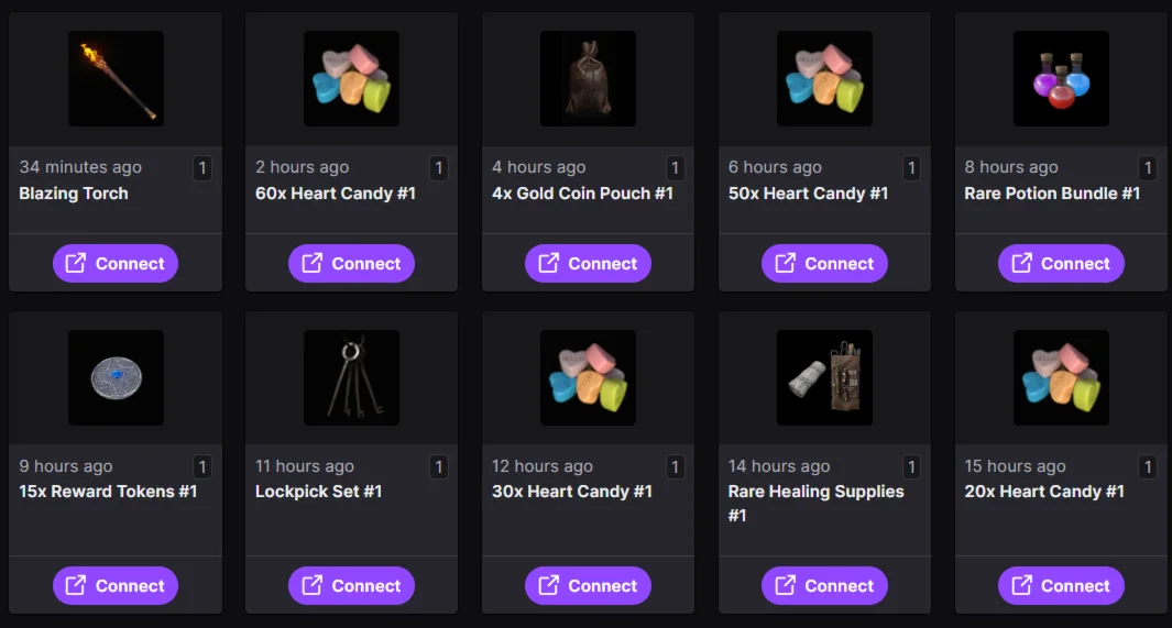 Dark and Darker EA Season 8 Drops 1 Blazing Torch All items Twitch Drop