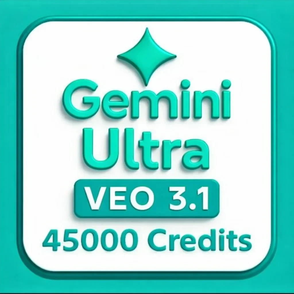 Gemini Google Veo 3 Ultra 45k credits one month