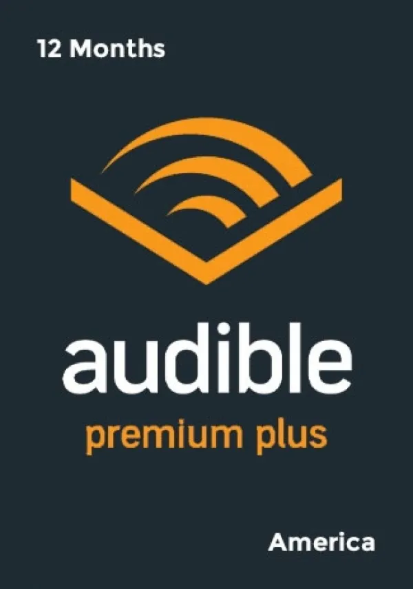 Audible Premium Plus USA Gift Code 1-12 Month