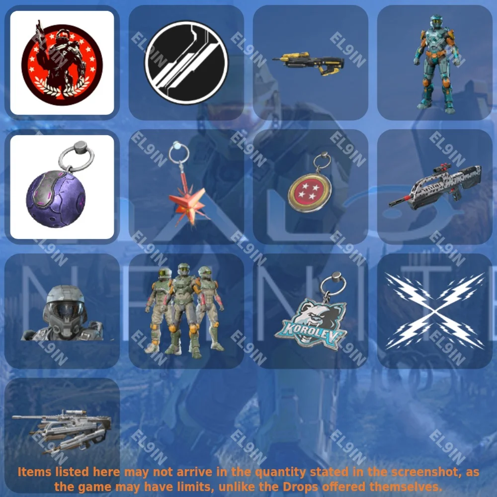 🎲Halo Infinite⚜️Twitch Drops🌌13 items + 🎁