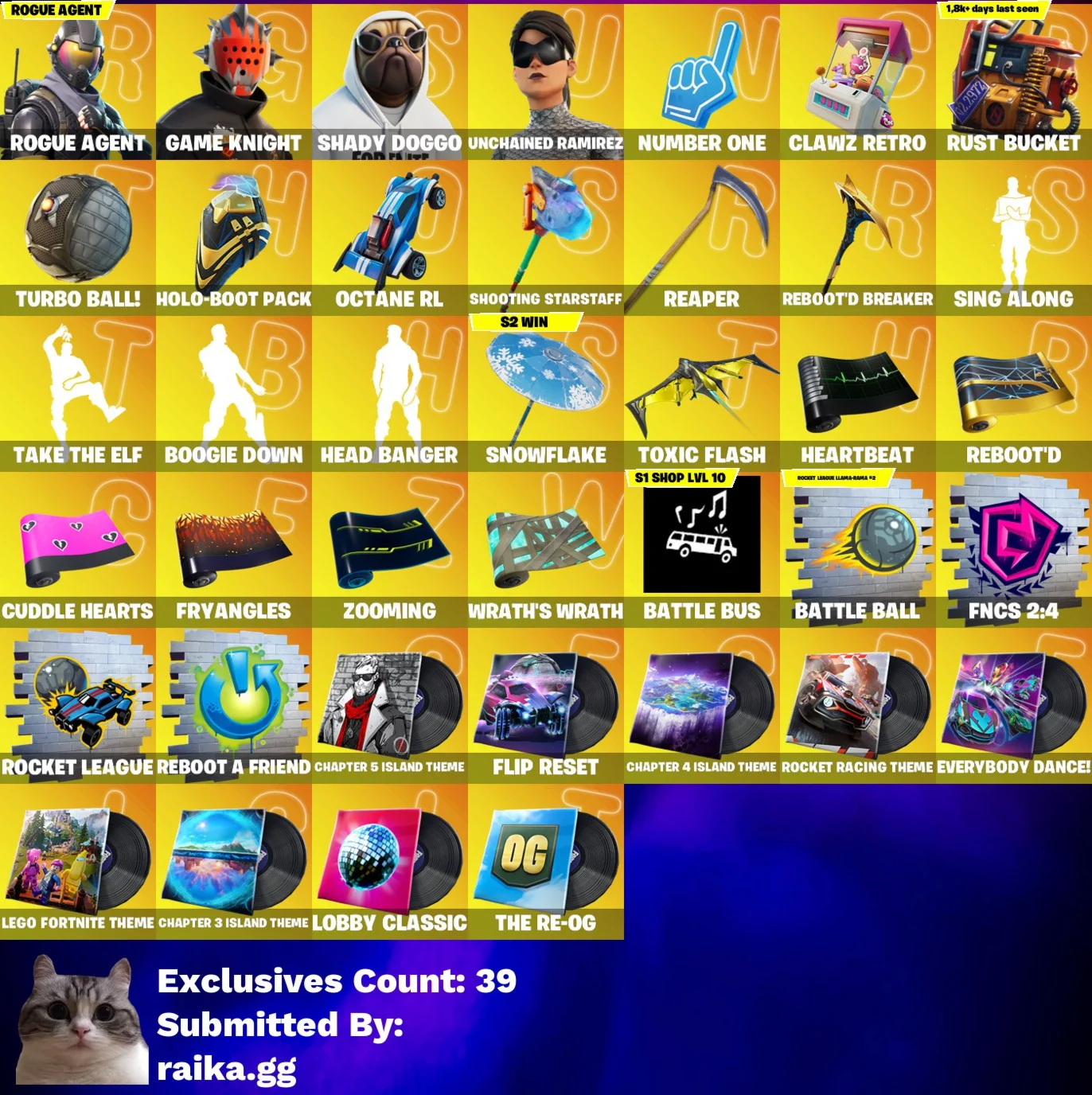 Instant • FN (All Platforms) • 137 skins • Full Access
