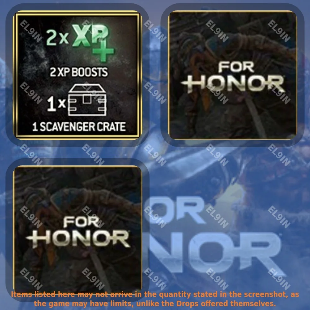 💎For Honor💥Twitch Drops💫3 items + 🎁