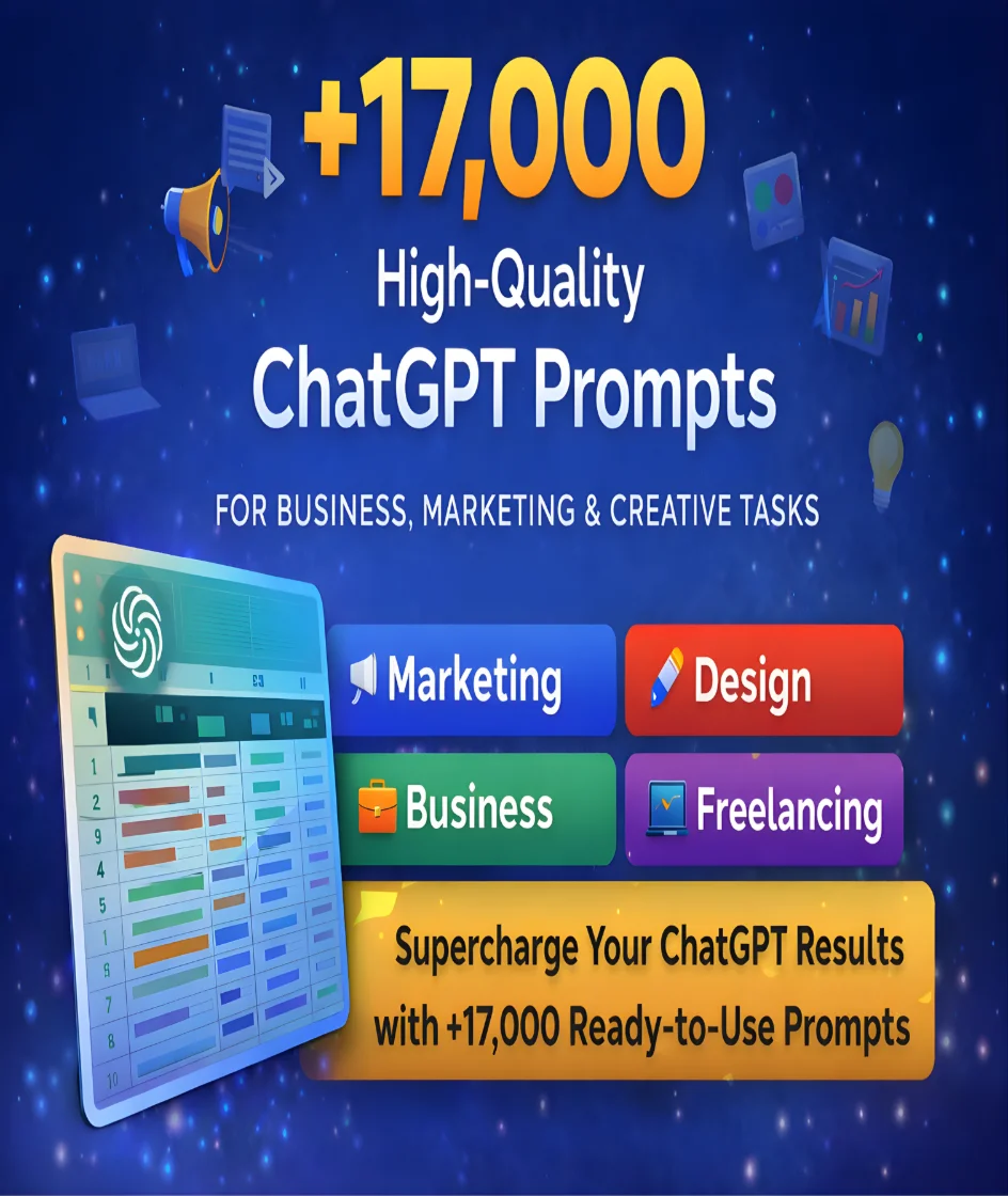 +17,000 High-Quality ChatGPT Prompts for Business, Marketing &amp; Creative Tasks