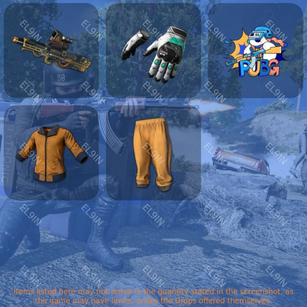 🎶PUBG: BATTLEGROUNDS🌌Twitch Drops⚡5 items + 🎁