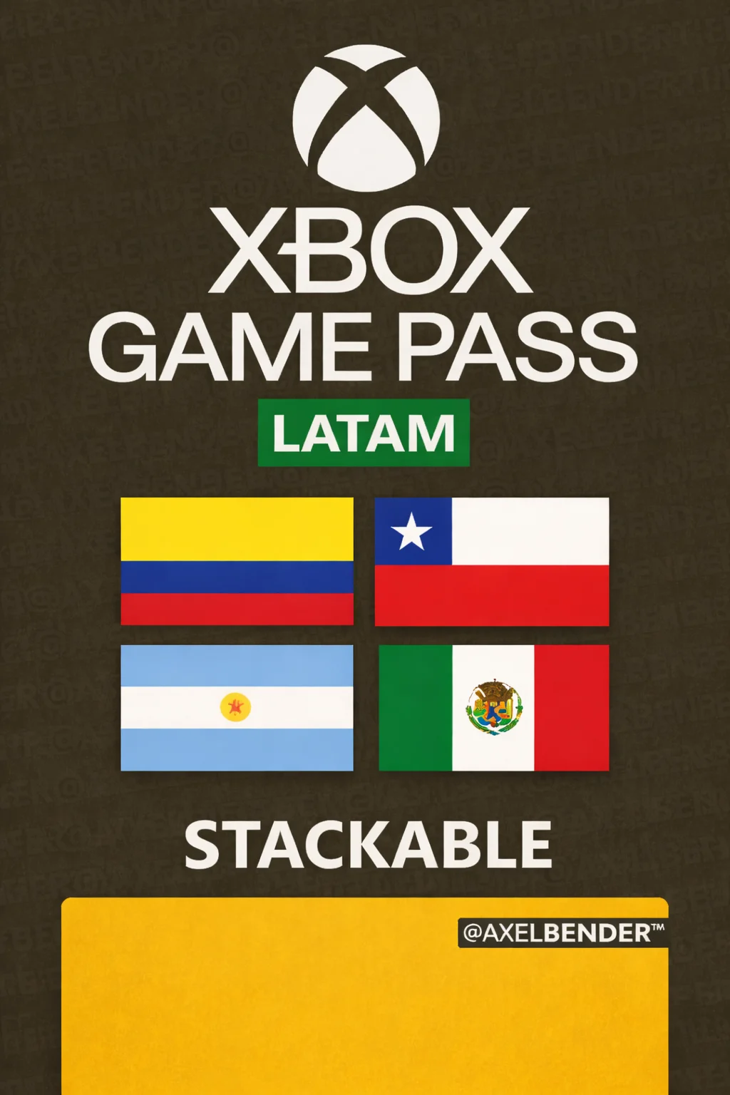 Xbox Game Pass ULTIMATE RENEWAL stackable LATAM 1 Month