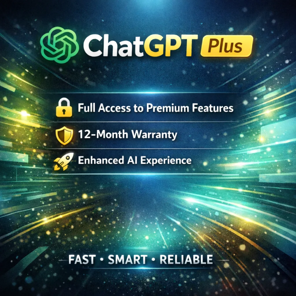 ChatGPT Plus 12 Months Account High Quality Full Access Private