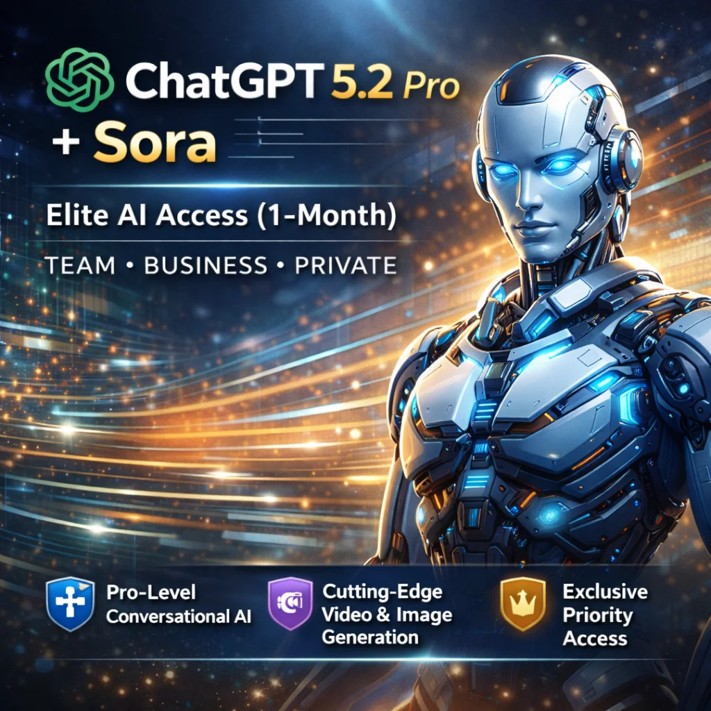 ChatGPT Pro Business – Team Plan (1 Month) Fast Delivery And Warranty