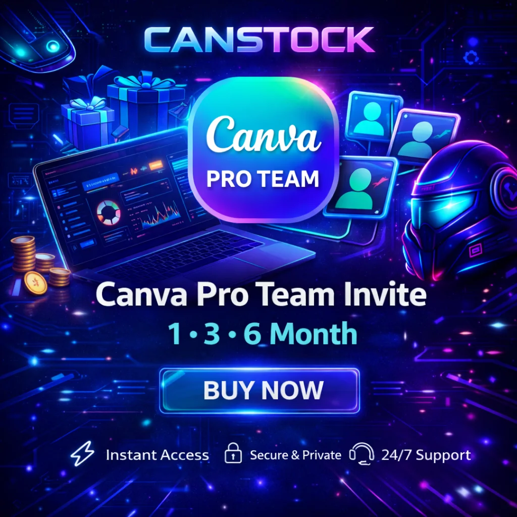 Canva Pro Team Invite 🎨⚡ 1–6 Months • Instant Access