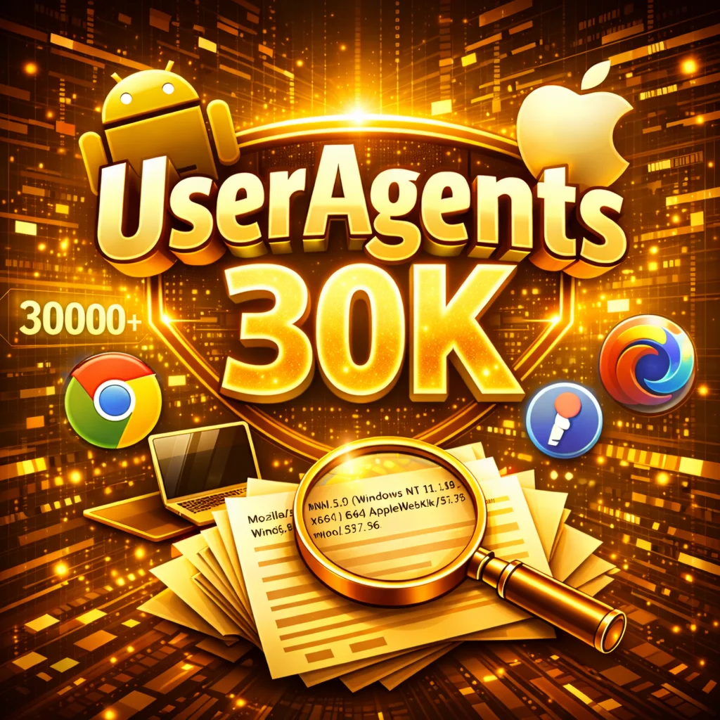 Buy 30,000 Fresh Brave User Agents 2026: Private Global Scale, No Bans! 🚀🔥