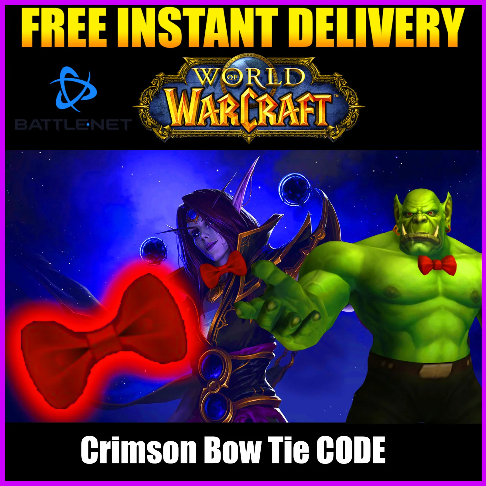 Global | Crimson Bow Tie | Crimson Tie | Key