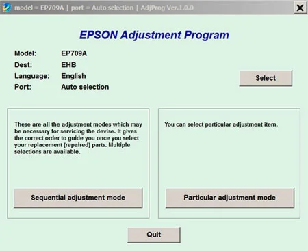Epson diaper reset: L5296