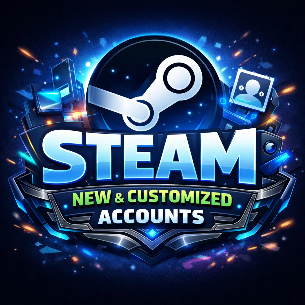 Новый Стим\Steam‑аккаунт с анимированным фоном и аватаром