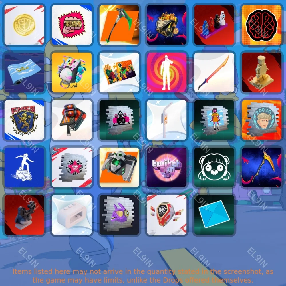 📢Fortnite💫Twitch Drops🏆29 items + 🎁