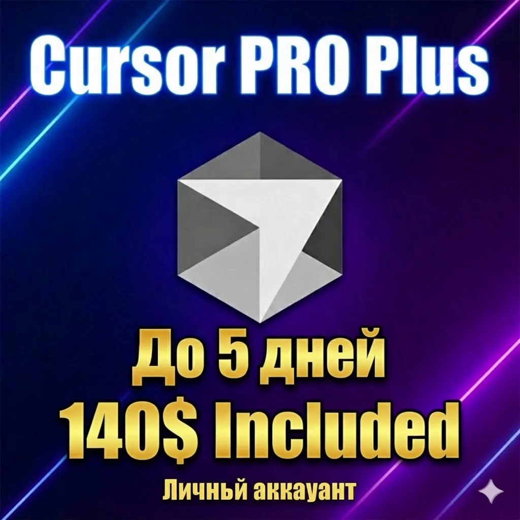 Cursor Pro Plus | 140$ | 3-5 days | Personal account