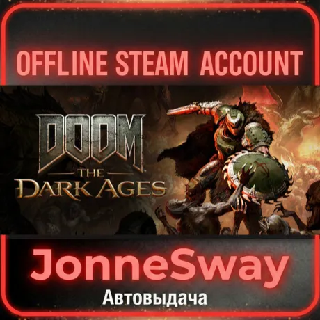 ⭐Doom: The Dark Ages + 125 games (STEAM OFFLINE ACCOUNT)