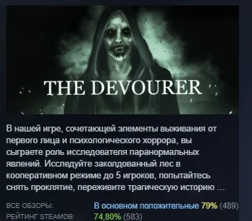 The Devourer: Hunted Souls АВТОДОСТАВКА STEAM РОССИЯ