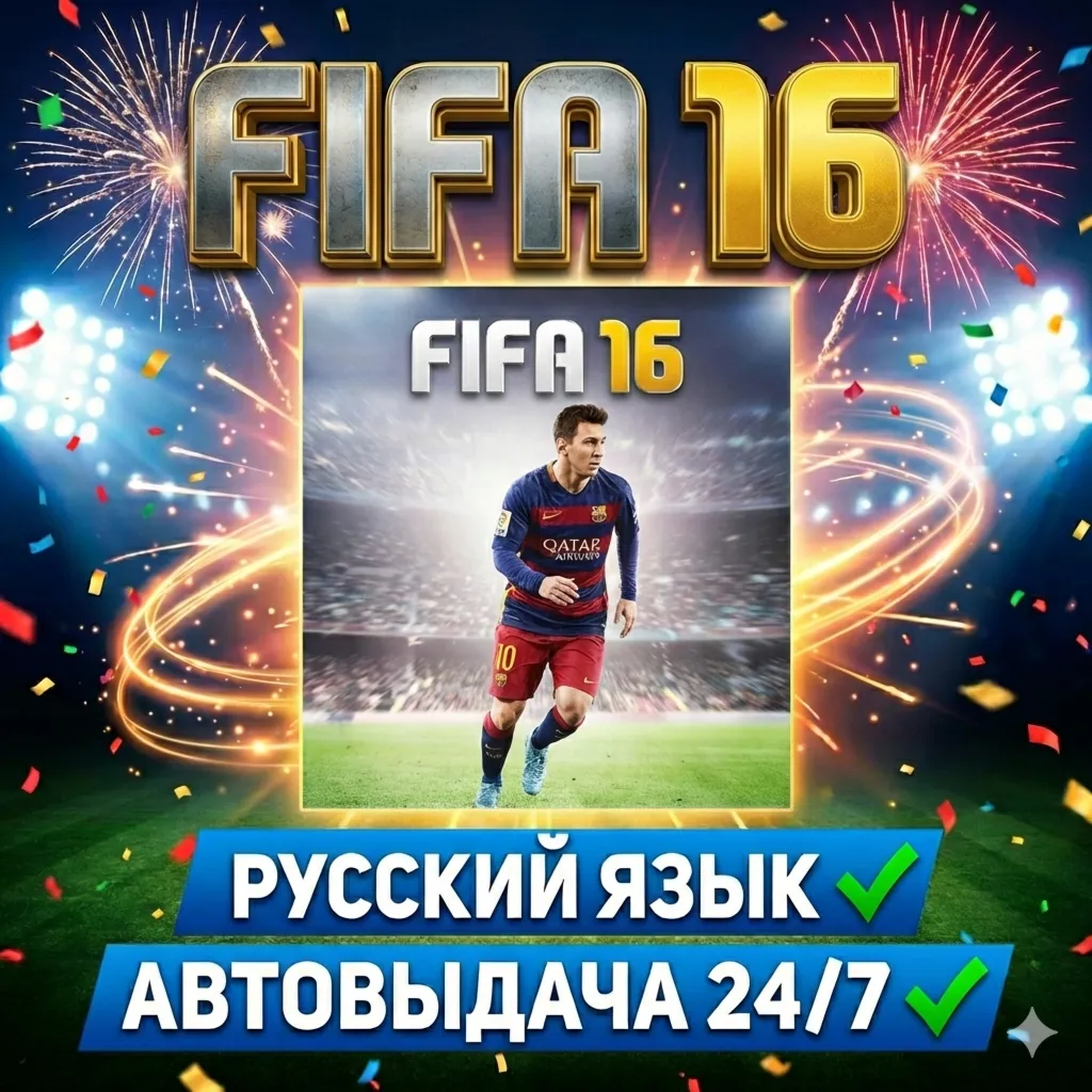 FIFA 16 | РУССКИЙ ЯЗЫК | АВТОВЫДАЧА 24/7