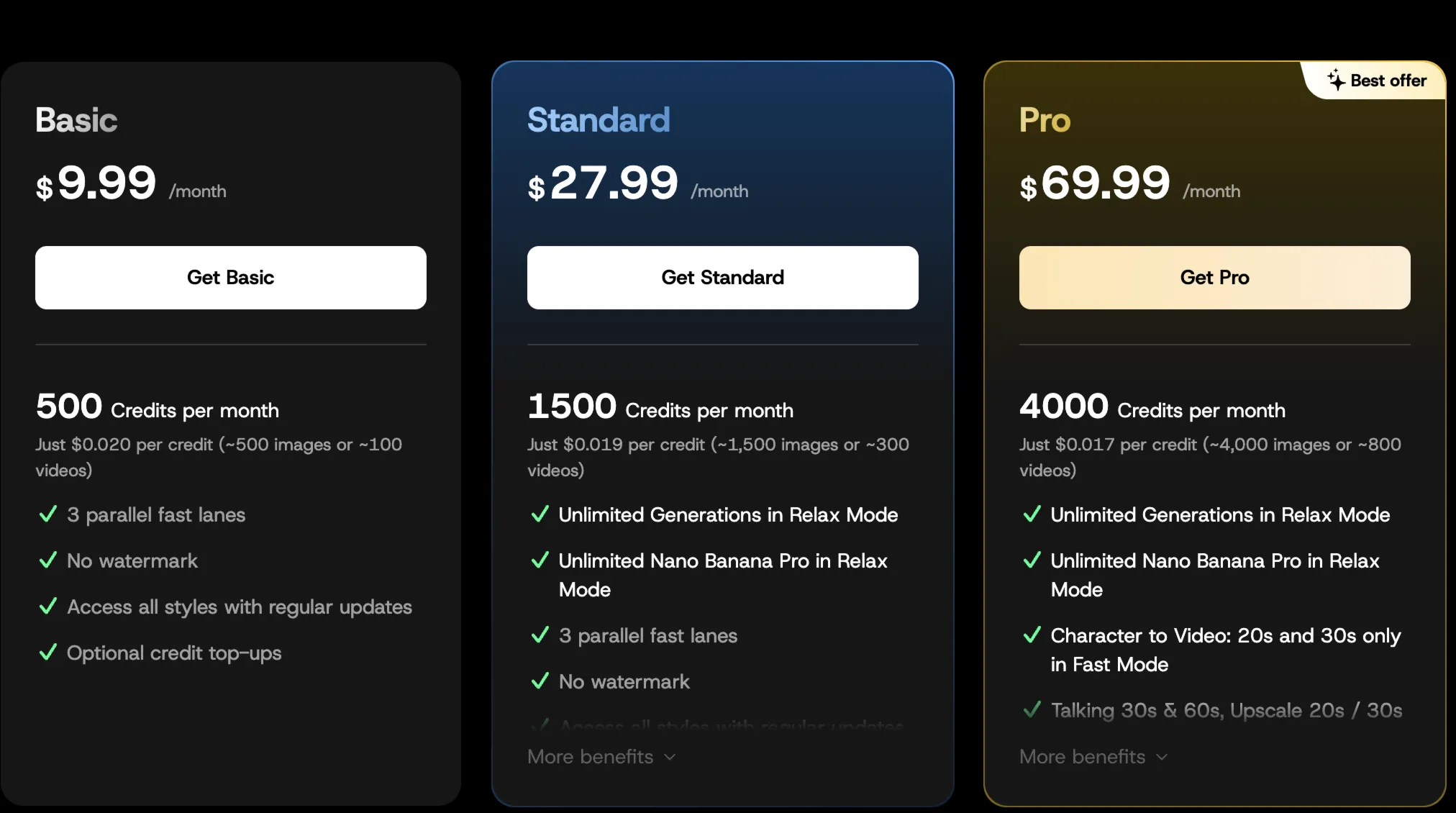Domo AI Basic/Standard/Pro Private Account 1 Month
