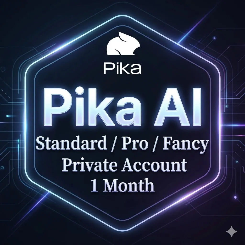 Pika AI Standard/Pro/Fancy Приватный Аккаунт 1М
