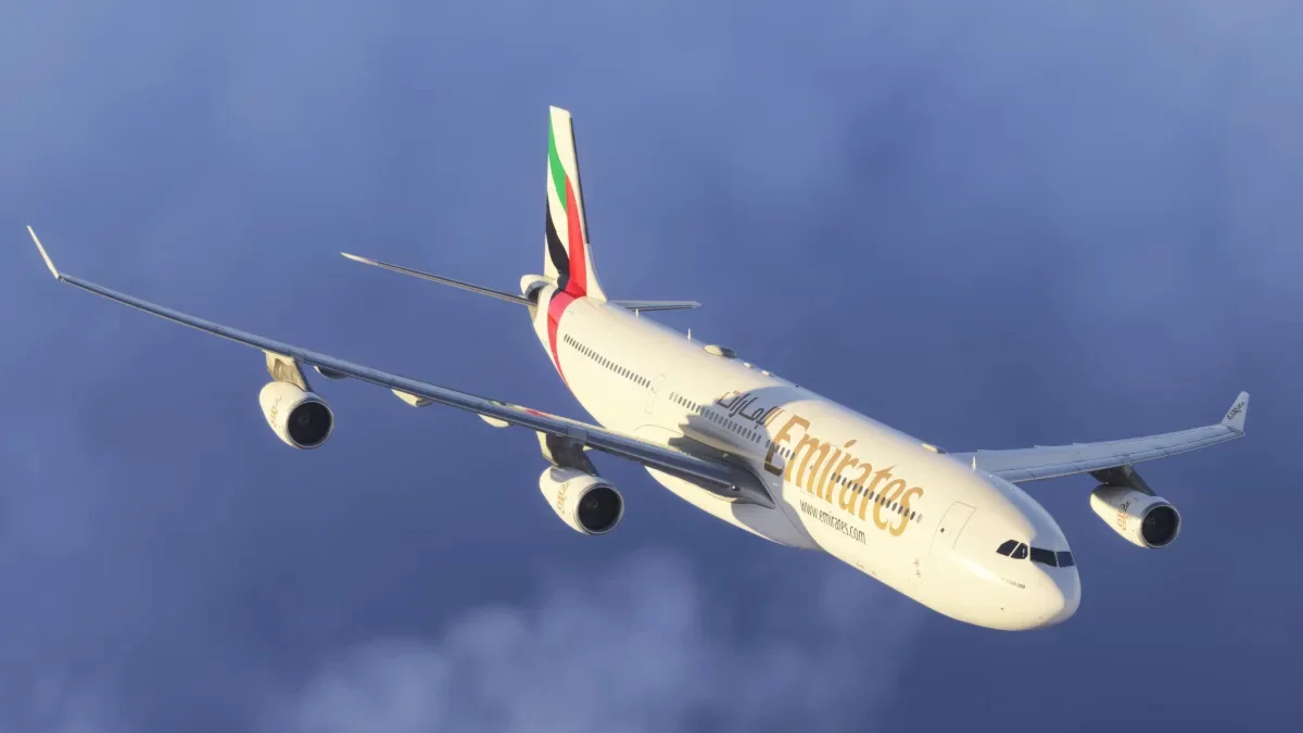 Airbus A340 by IniBuilds для MSFS 2024