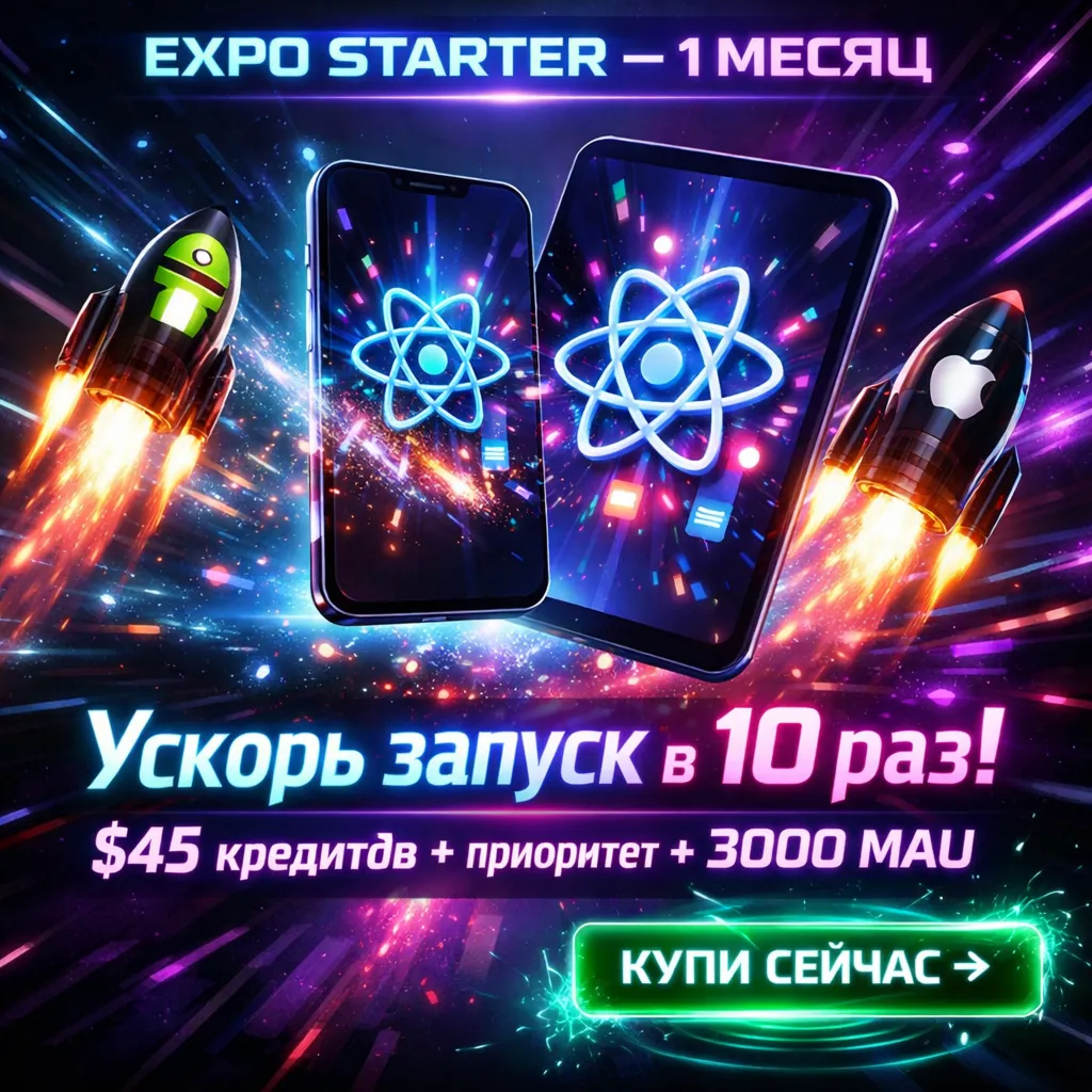  Expo Dev Starter — 1 месяц