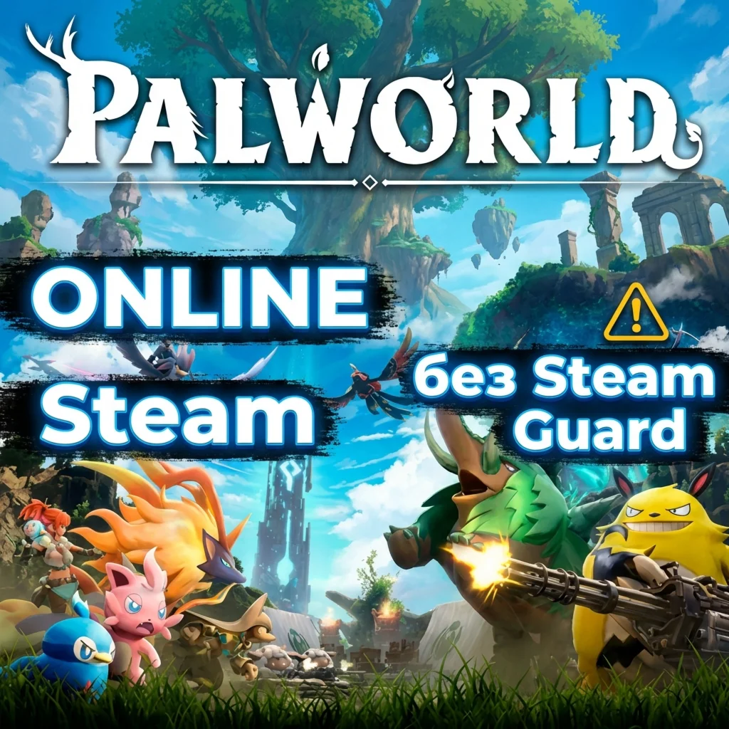 Palworld •  АРЕНДА ОНЛАЙН • БЕЗ GUARD НА 2 ДНЯ