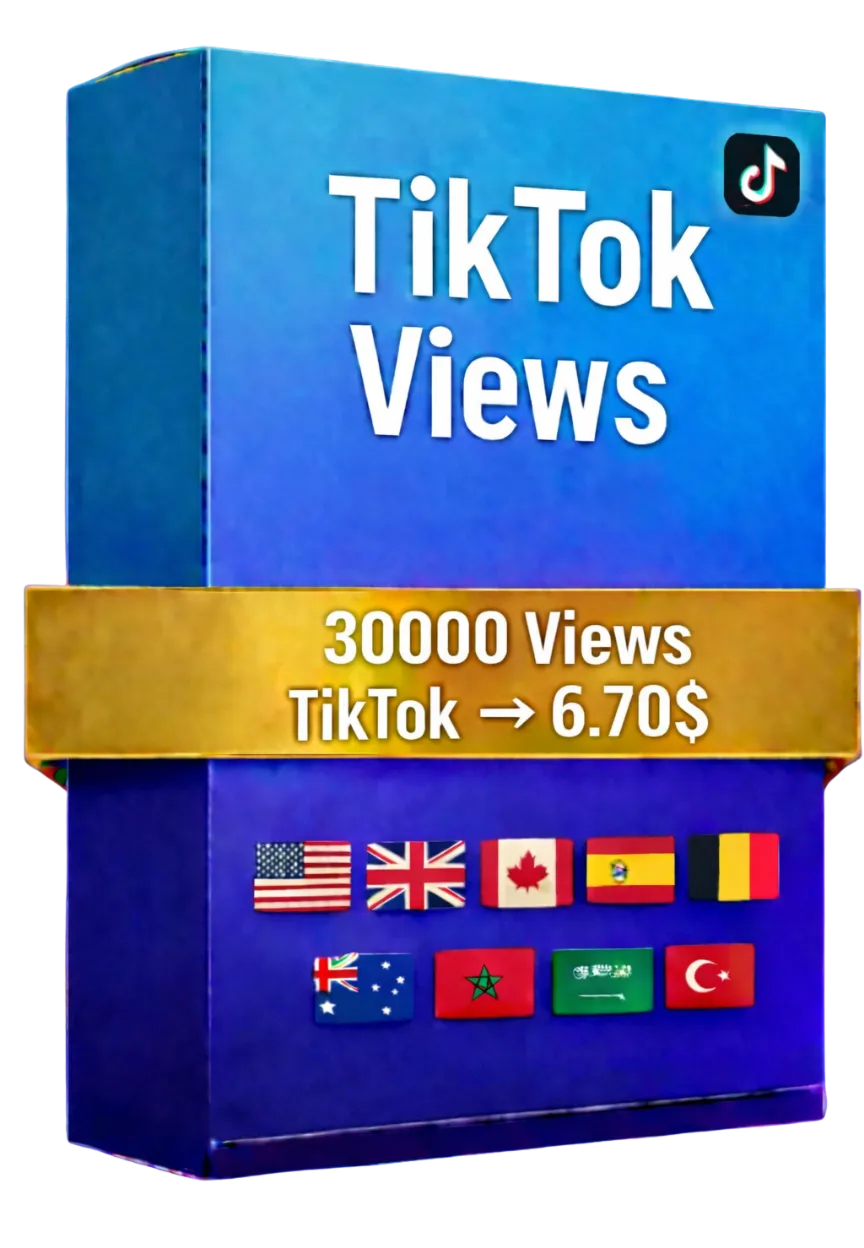 30,000 просмотров видео TikTok + 10,000 БЕСПЛАТНЫХ просмотров Instagram – Качество