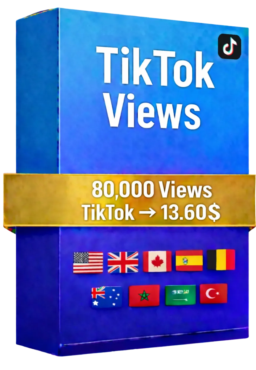 80,000 просмотров видео TikTok + 10,000 БЕСПЛАТНЫХ просмотров Instagram – Качество