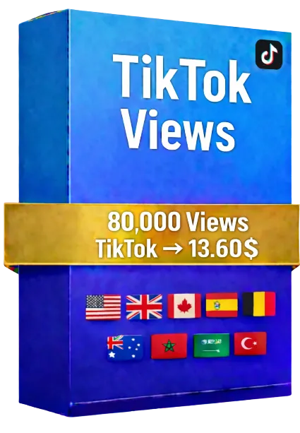 80,000 просмотров видео TikTok + 10,000 БЕСПЛАТНЫХ просмотров Instagram – Качество