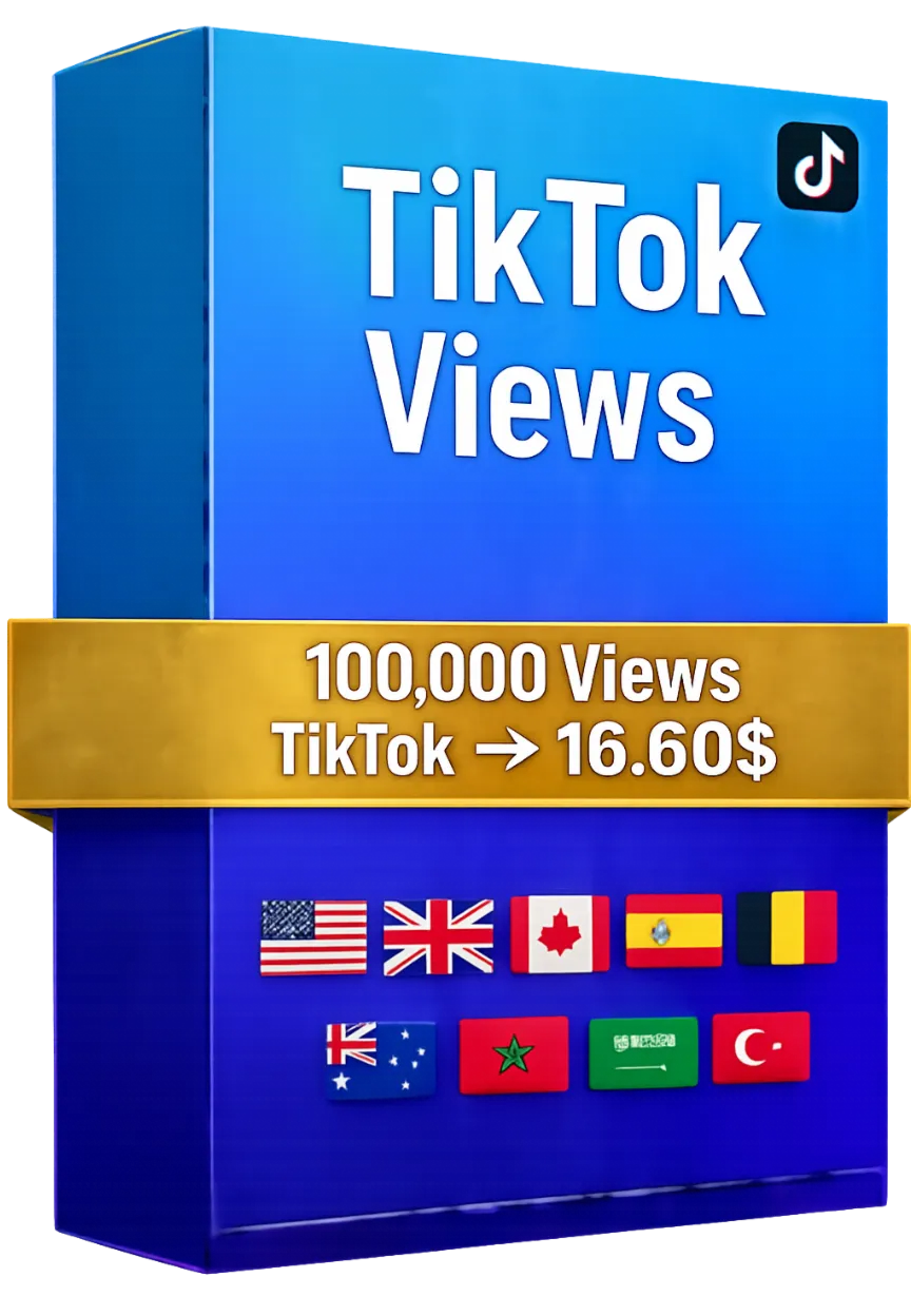 100,000 просмотров видео TikTok + 10,000 БЕСПЛАТНЫХ просмотров Instagram – Качество