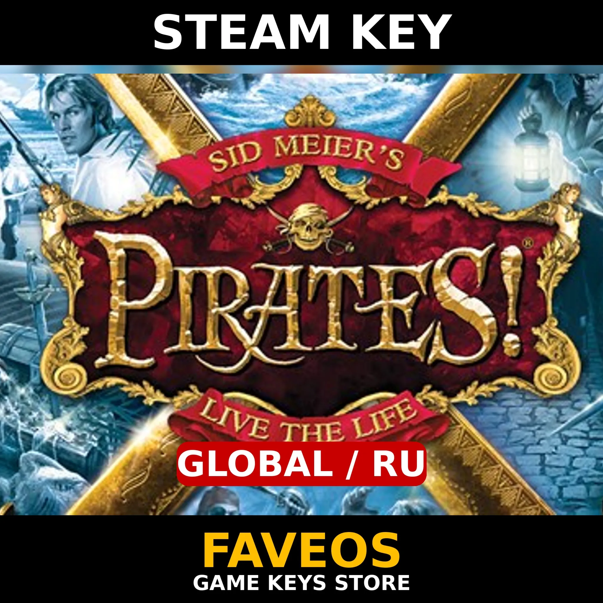 Sid Meier's Pirates! | Steam key GLOBAL/RU